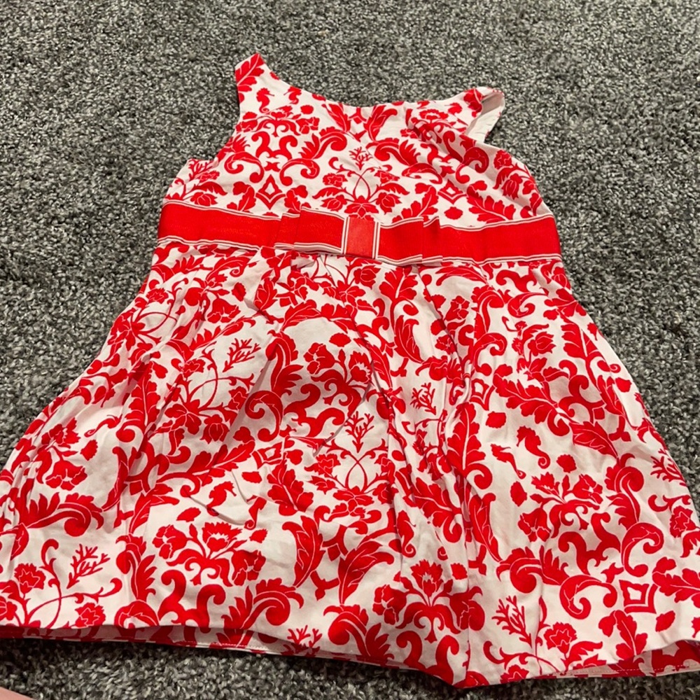 2T red and white Janie and Jack dress
